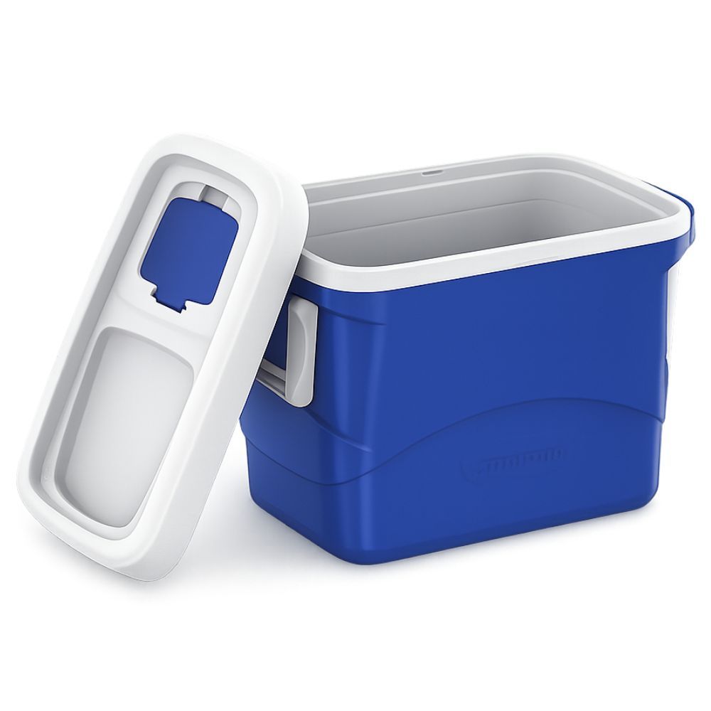 Caixa Térmica Tropical Plus Soprano 50L Azul Grande Capacidade Para Bebidas até 68 Latas de 350ml