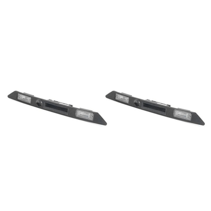 2 PCS 8E0827574C Interruptor Da Porta Traseira Placa De Licença Alça Peças Automotivas Pretas Para A4 B7