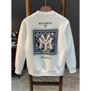 Moletom masculino outono ins street Wear 2026 novo estilo impresso topo americano Casual High street casal solto de mang