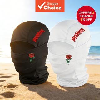  Esportes ao Ar Livre Balaclava Estampada Máscara Facial Completa Máscara Respirável à Prova de Vento e Protetora Solar
