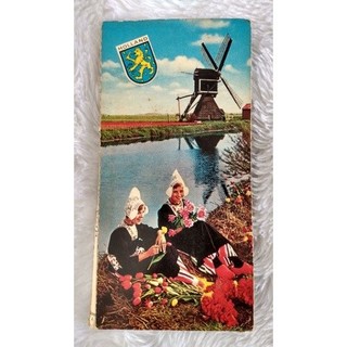Cartão Postal da Holanda Vintage 12 cartões década de 50