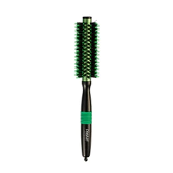 ESCOVA DE CABELO METALICA PRO VERDE 15MM TÉRMICA CERDAS DUPLAS