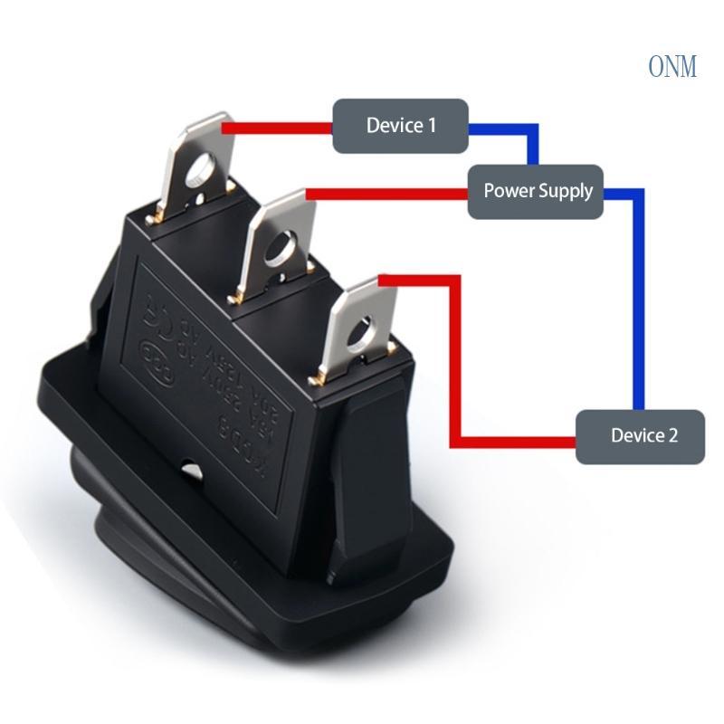 ONM Multiuso IP65 Preto Switches 250V 16A Acessório Para Eletrodomésticos