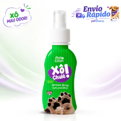 Xô Chulé Pet Clean 120ml Perfume Spray para Patinhas de Cães Cachorros e Gatos
