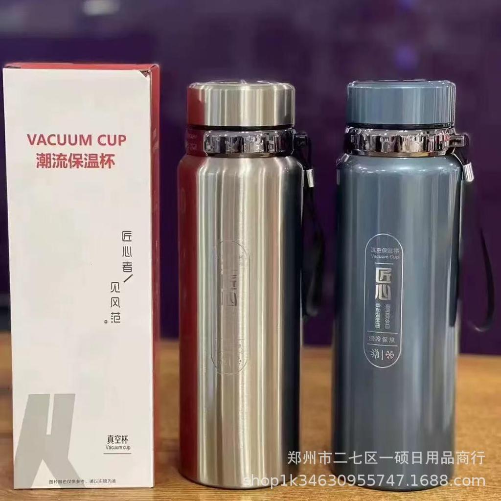 Zhenshui 304 aço inoxidável masculino feminino copo de negócios grande capacidade estilingue portátil esportes ao ar liv