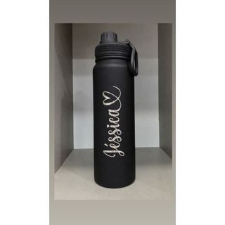 Garrafa Aço Inox Térmica 800ml Blogueiro Sport Desenho Favorito Gravado a Laser