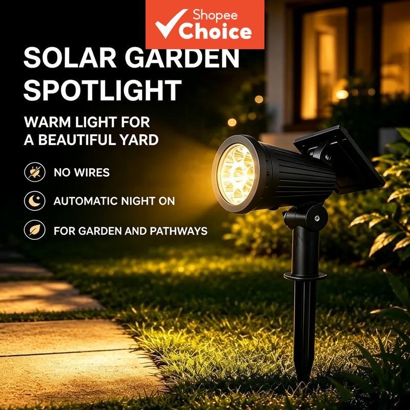 9LED Luz Solar Ao Ar Livre Para Jardim 1000mAh IP65 Lâmpada De Paisagem Gramado