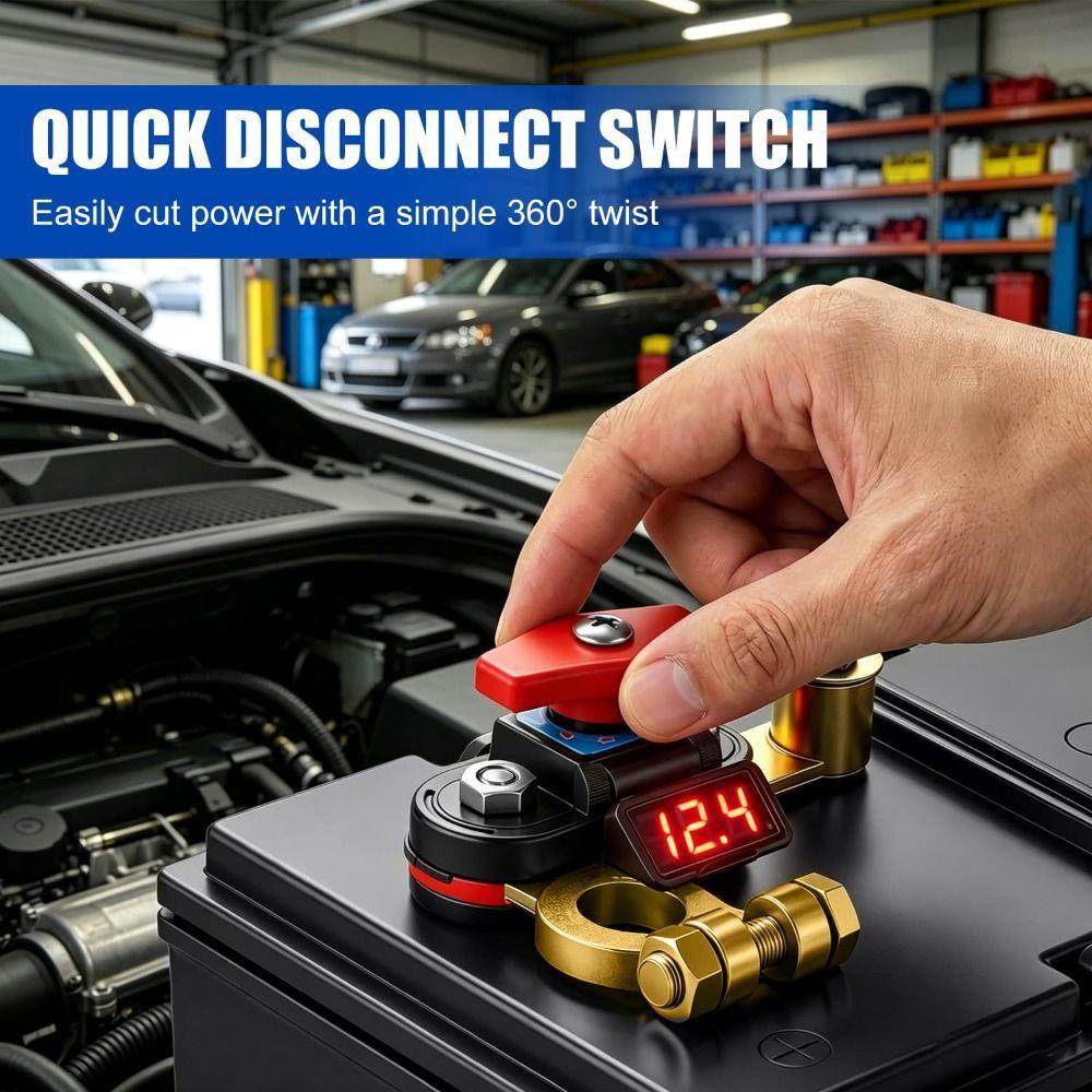 Interruptor De Desconexão Da Bateria Do Carro IQGANYG , Display Digital De Fácil Instalação 12V-24V , Anti-Potência