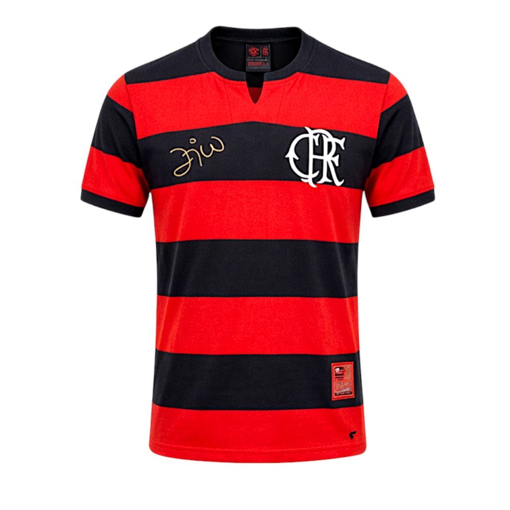 Camiseta Flamengo Braziline Flatri Zico Masculina