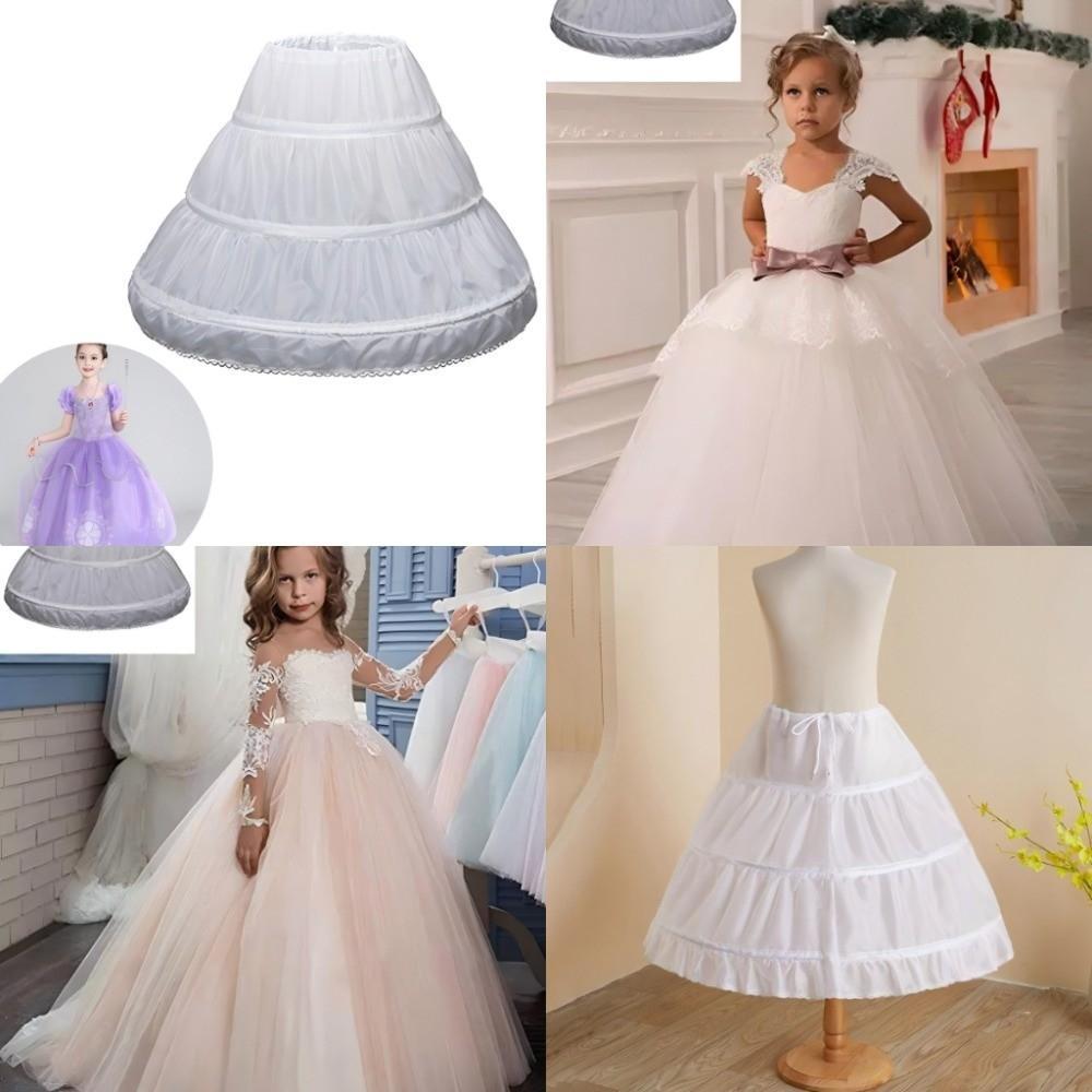 Saia Infantil Anágua , Anel De Aço Flor Ajustável Crinolina , Tutu De 3 Argolas De Casamento