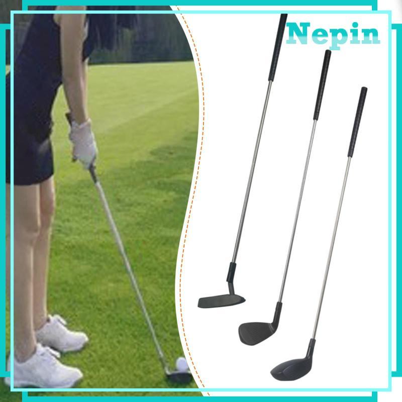 [Nepin] Alça Antiderrapante Para Taco De Golfe , Haste De Prática Portátil Resistente Em Aço Inoxidável E Confortável