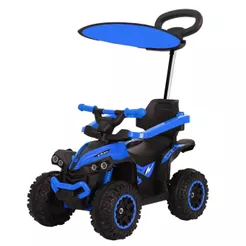 QUADRICICLO ELETRICO 6V COM EMPURRADOR E COBERTURA - BW370