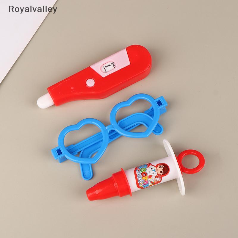 [Royalvalley] 7 Peças Crianças Brincam Jogo De Médico Brinquedos Educativos Infantis Kit De Médicos De Simulação Estetos