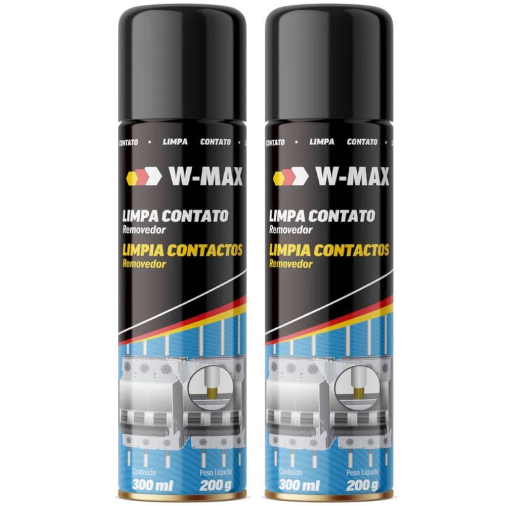 Kit 2 Limpa contato elétrico spray 300 ml - W-Max - Wurth