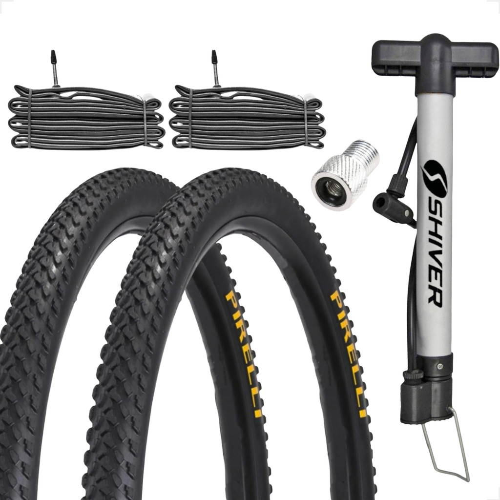 Par Pneu Pirelli Scorpion Pro 29 2.0 Bicicleta Balão Bombinha camaras bico Fino presta adaptador