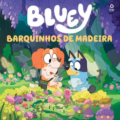 Bluey Livro de História - Barquinhos de Madeira