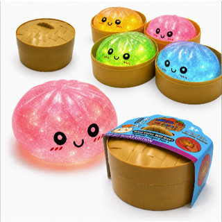 Dumpling Squishy Anti Estresse Caixa Misteriosa Fidget Grande Fofa Brinquedo Fidget Bao Chinês