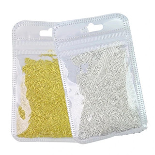 10 G/Embalagem Contas de Metal Caviar para Decoração de Unhas Douradas/Prateadas/Rosas Bolas de Aço com Parafuso 3D Micr