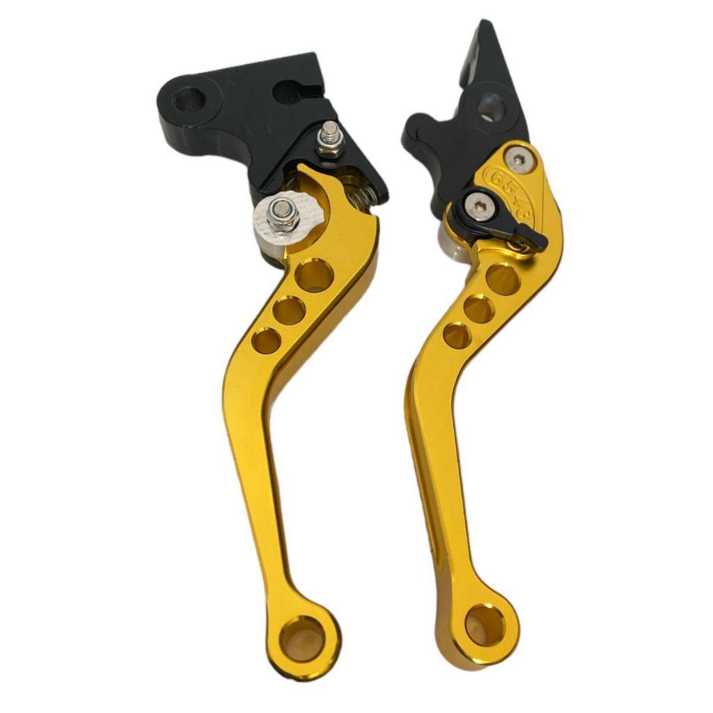 Manete Esportivo C/Regulador Honda Cg Fan Titan Disco 125/150/160 cb250 16 em diante Disco Dourado — imagem 2 de 2