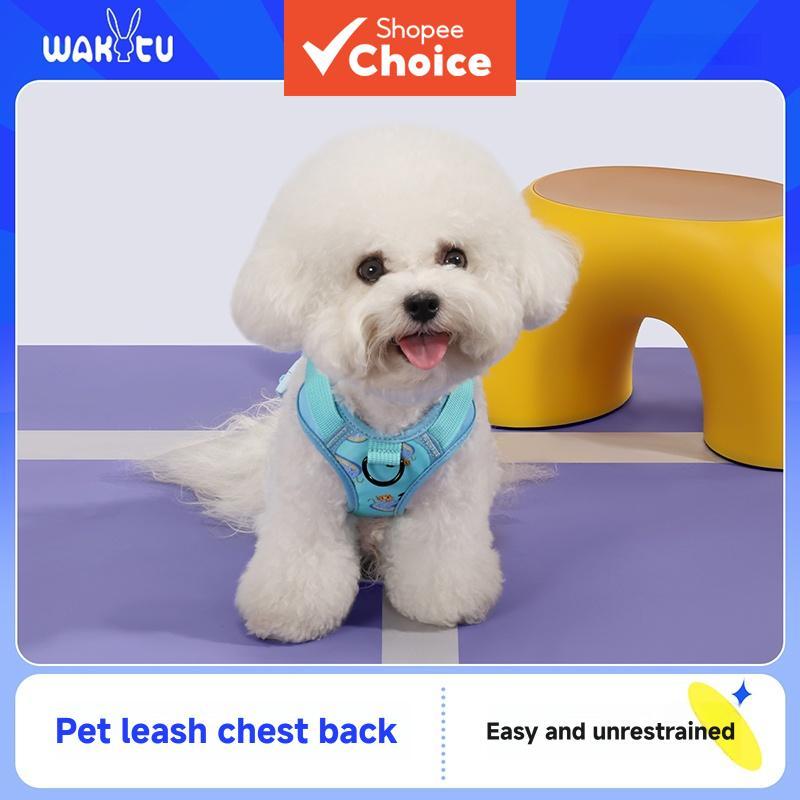 Novo Peitoral de Nylon Refletivo e Respirável para Cachorro, Durável, Ajustável para Pequenos, Médios e Grandes Cães,