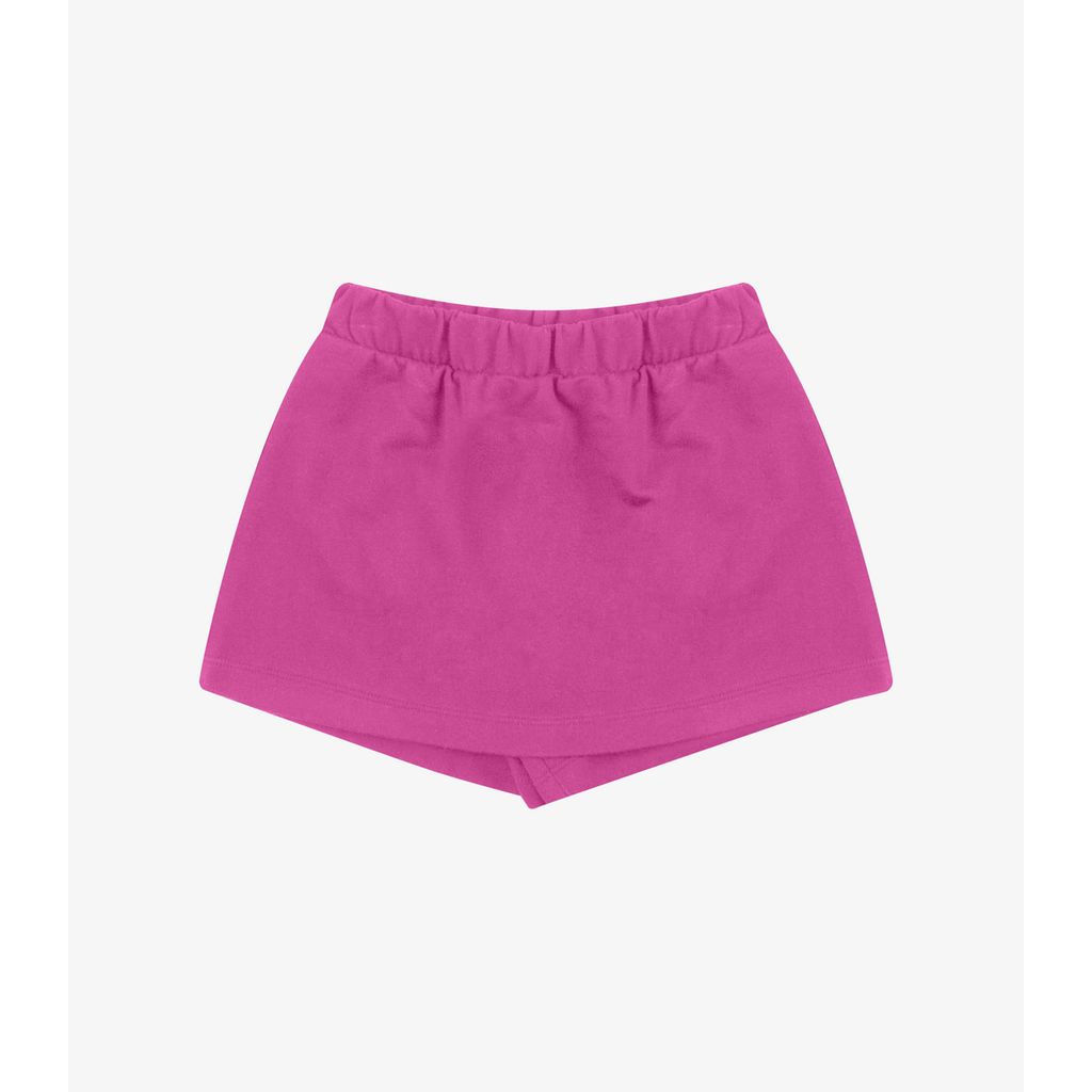 Shorts Saia Moletom Rovi Kids Rosa