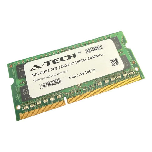 Memoria Notebook 4gb Ddr3 Pc3-12800 1600mhz 2rx8 1.5v A-tech
