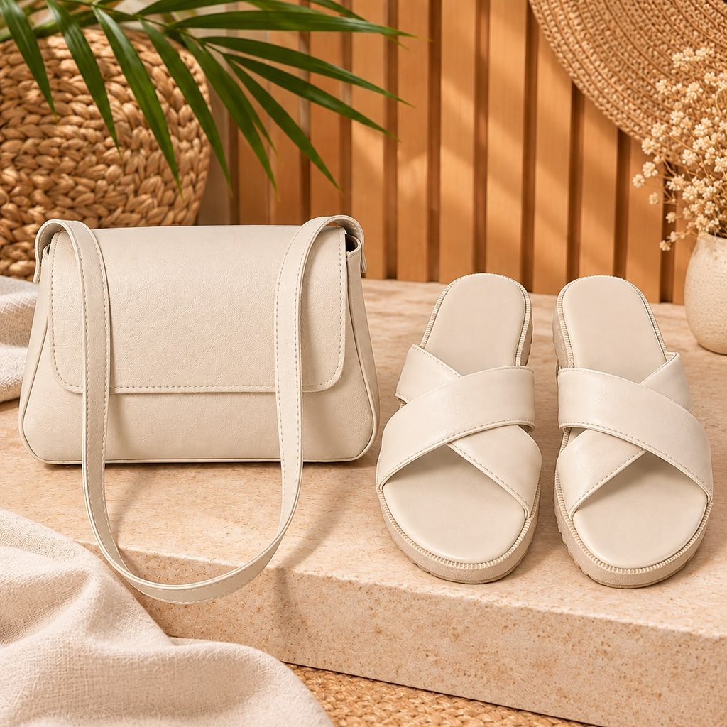 lançamento sandália flatform +mini bolsinha lindas e confortável