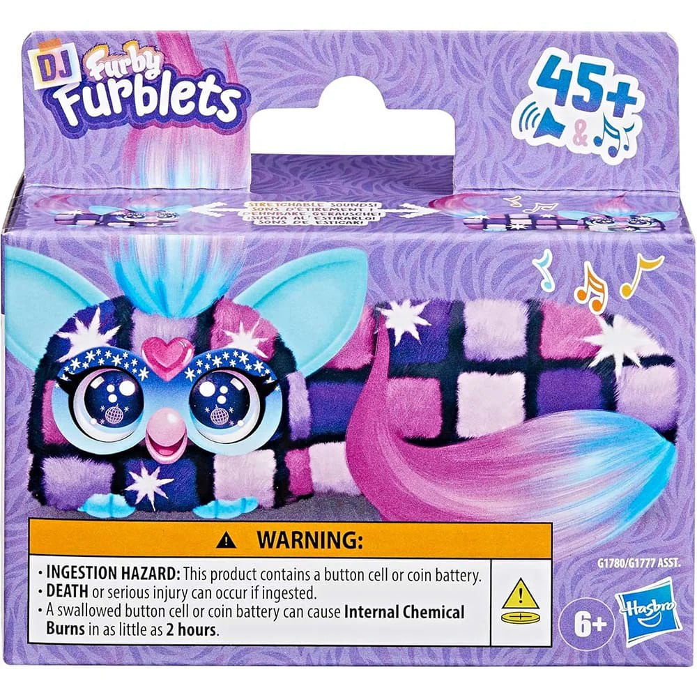 Mini Pelúcia com Som - Dj Furblets - Furby - Sortido - Hasbro — imagem 2 de 2