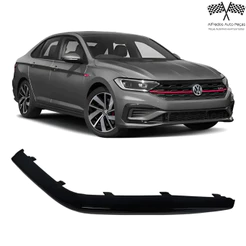 Spoiler Saia Lateral Parachoque Dianteiro Jetta Gli 2019 2020 2021 Direito Passageiro Novo alf64019P