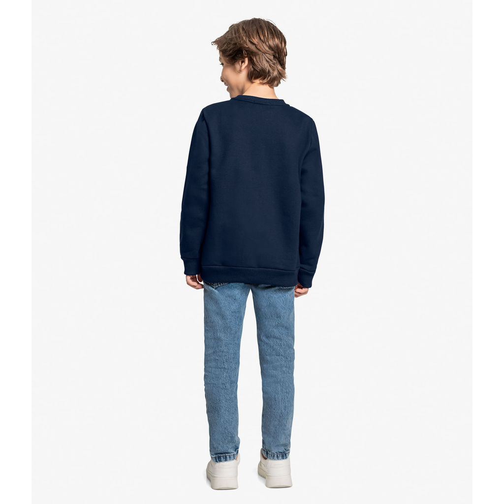 Conjunto Moletom Com Calça Jeans Trick Nick Azul · foto 2