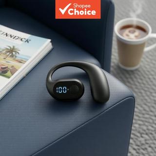Fones de Ouvido Bluetooth Sem Fio com Gancho de Orelha, Cor Preto, Mono, à Prova d'Água, …