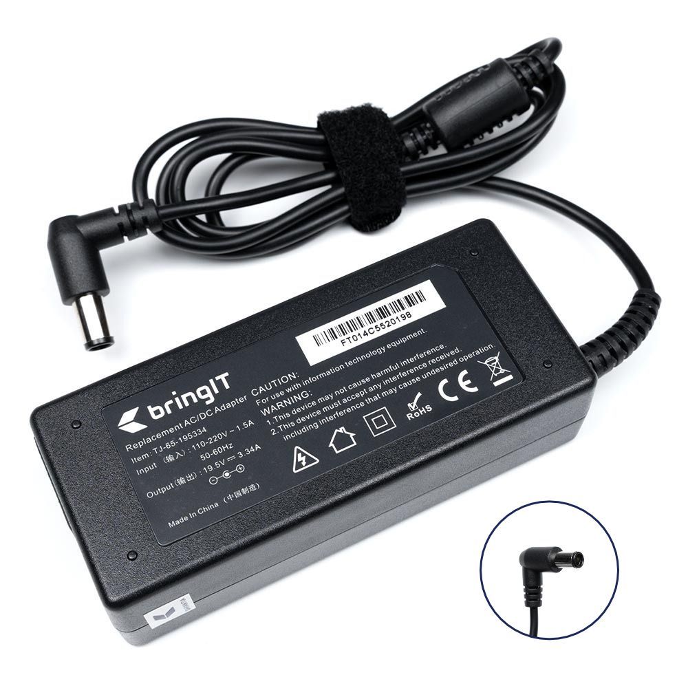 Fonte para Notebook compatível com Dell Inspiron 14-5447 19.5V 3.34A 65W — oferta na Shopee
