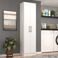 Armário Multiuso San Marino 2 Portas Branco Branco