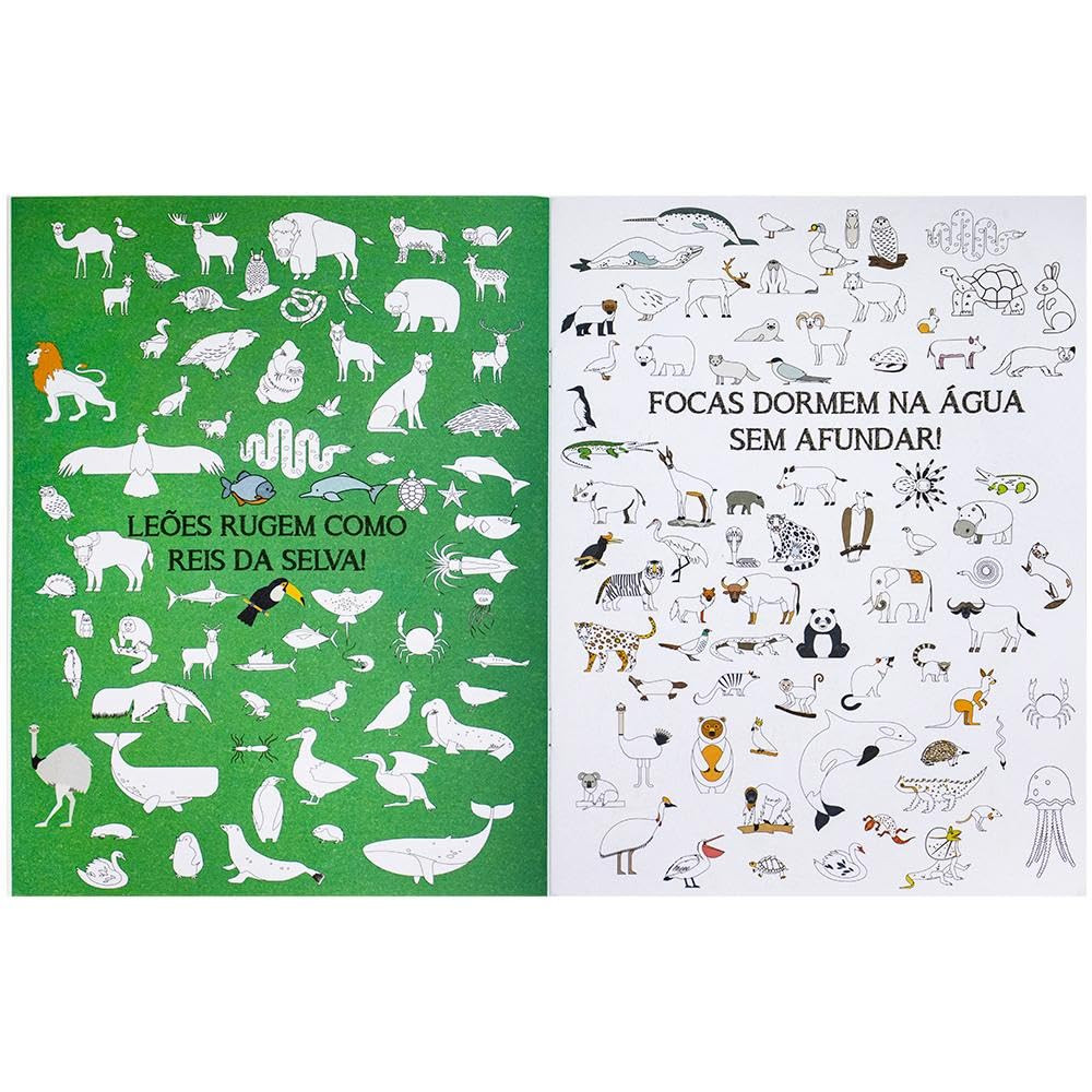 1000 Animais Para Colorir — imagem 2 de 2