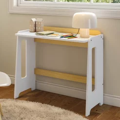 Escrivaninha Petit Casatema MadeiraOriginals 94cm Madeiraoriginals Branco e Mel Branco/Mel