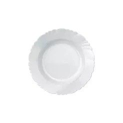 Prato Fundo Nadir Duralex Pétala Branco 23cm