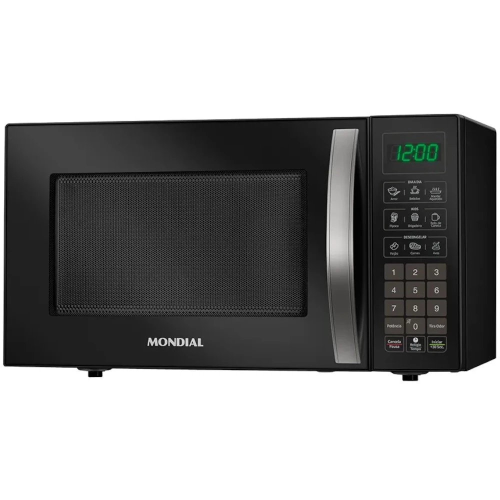 Micro-ondas 34 litros 1400W 10 níveis de potência - MO-02-34-B Mondial