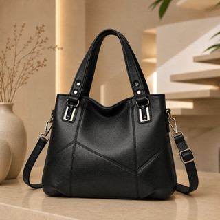 Bolsa Feminina Sacola Ombro Alça Transversal Casual Grande Espaçosa Moderna