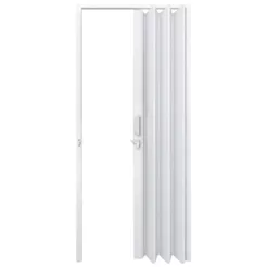 Porta Sanfonada PVC 210x60cm Branca - 400135 - FORTLEV