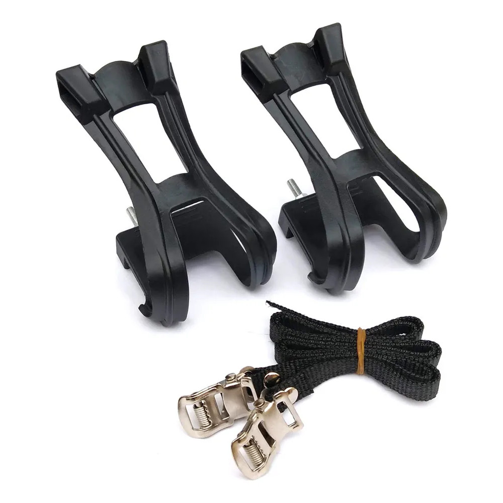 2x Firma Pé Nylon Para Pedal Bicicleta e Spinning