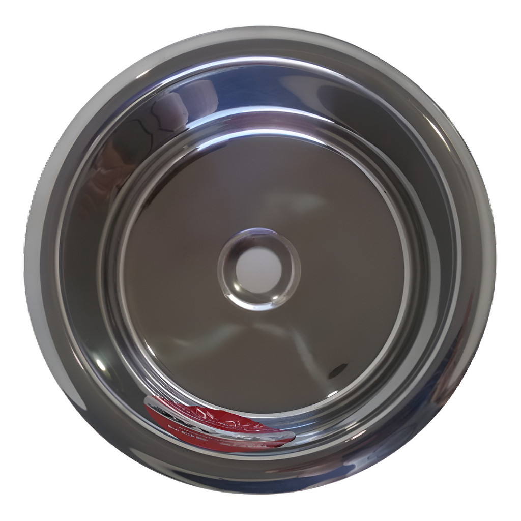 Cuba Inox 25X11,5 Redonda Medida Reduzida Para Trailer E Casas De Boneca