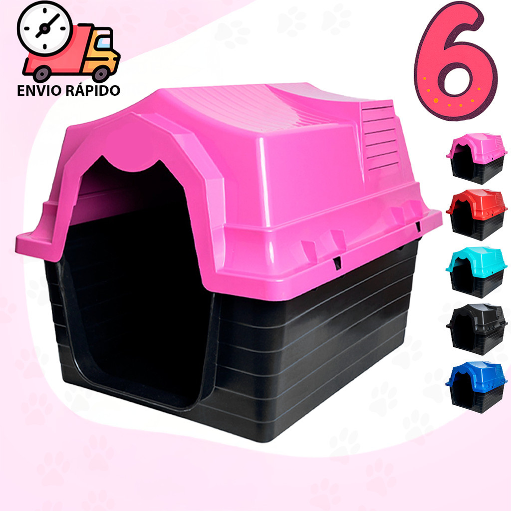 Casinha de Cachorro Grande e Medio Porte N6 Desmontavel Casa Plastica com Proteção UV Resistente