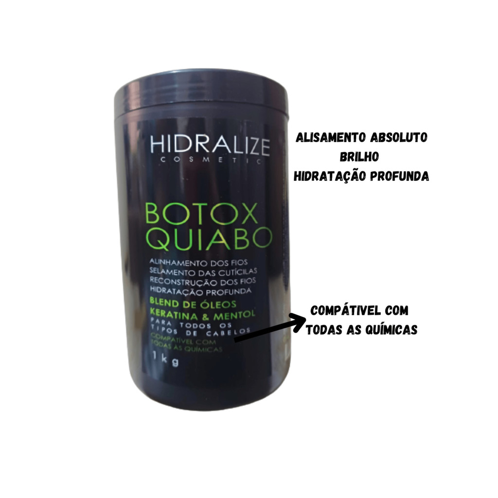 BTX Quiabo 1 KG Alisamento Absoluto em Oferta na Shopee