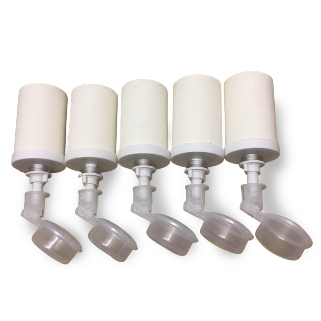 Kit 5 Velas Filtro Carvão Ativ.+ 5 Boias Anti-Transbordantes