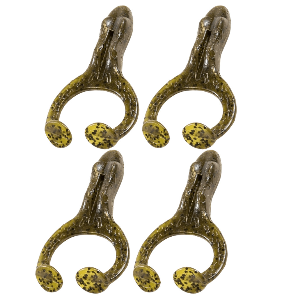 Kit Isca Artificial Soft Finesse Frogz C/4 Zman Traíra Pesca