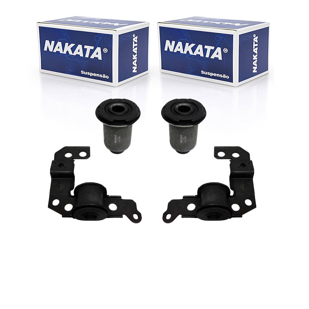 Kit 4 Bucha Bandeja Balanca Doblo 2002 ate 2018 Original Nakata