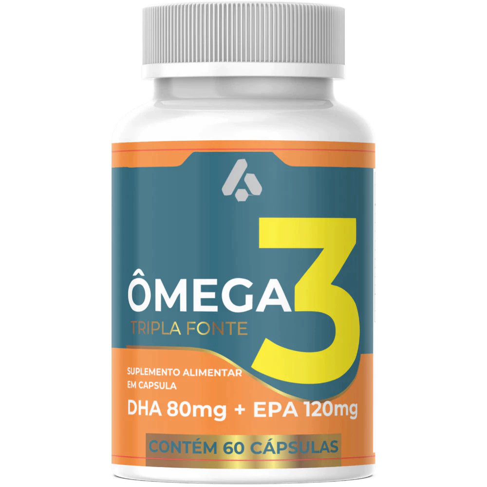 ÔMEGA 3 Tripla Fonte 1000mg 60 cápsulas Arkad Suplementos em Oferta na Shopee
