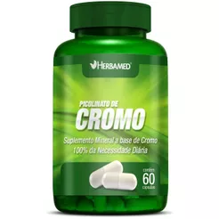 Picolinato Cromo 35mcg 60 Cápsulas - Herbamed