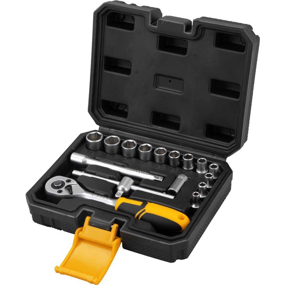 Jogo de Soquetes C/ Encaixe de 1/4" 16 peças Vonder em Oferta na Shopee