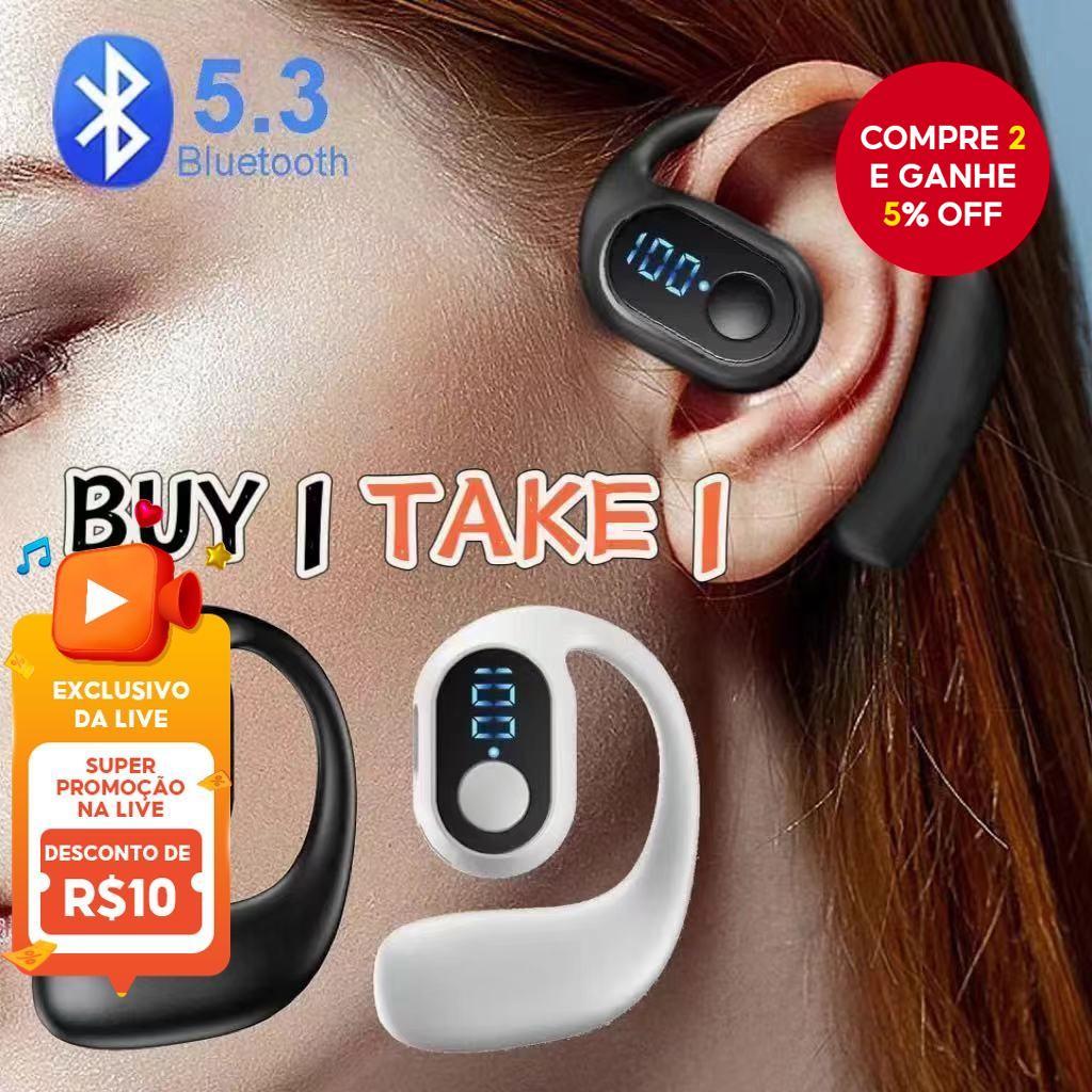 Compre 1 E Ganhe 1 Fone De Ouvido Sem Fio Bluetooth Único À Prova D